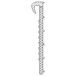 greenteQ Fensterbankdichtung TPE-1 schwarz 100m selbstklebend für Ausladungen 50 – 500mm Produktbild