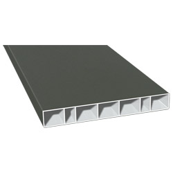 Hohlkammerprofil 150x20 mm Lg. 6,00 mfoliert70 3905-083 QUARZGRAU GLATT [63] Produktbild