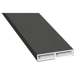Kammerprofil 40x7 mm SK Lg. 6,00 mfoliert, ohne Nase436 1014 ALUX DB 703 [100] Produktbild