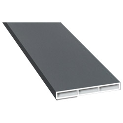 Kammerprofil 60x7 mm SK Lg. 6,00 mfoliert, ohne Nase70 1205-083 BASALTGRAU GLATT [51] Produktbild