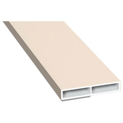 Kammerprofil 40x7 mm SK Lg. 6,00 mfoliert, ohne Nase456 5054 CREMEWEIß COOL COLOR [131] Produktbild