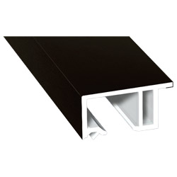 Anschluß-Profil 30 mm Lg. 6,00 mfoliert, klipsbar, mit Nase, 85 1805-167 SCHWARZBRAUN (72) Produktbild