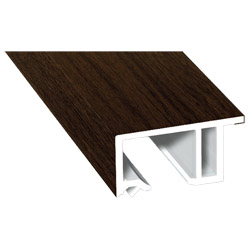 Anschluß-Profil 30 mm Lg. 6,00 mfoliert, klipsbar, mit Nase, 205 2089- 167 EICHE DUNKEL (7) Produktbild