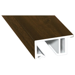 Anschluß-Profil 30 mm Lg. 6,00 mfoliert, klipsbar, mit Nase, 217 8007- 167 NUSSBAUM (14) Produktbild