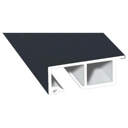 Anschluß-Profil 40 mm Lg. 6,00 mfoliert, klipsbar, mit Nase, 70 1605-167 ANTHRAZITGRAU (57) Produktbild