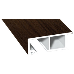 Anschluß-Profil 40 mm Lg. 6,00 mfoliert, klipsbar, mit Nase, 205 2089- 167 EICHE DUNKEL (7) Produktbild