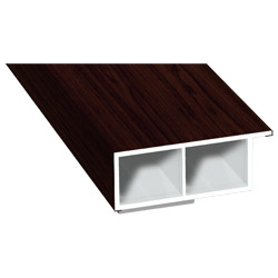 Kammerprofil 40x15 mm SK Lg. 6,00 mfoliert, mit Nase320 2001-167 BLACK CHERRY [31] Produktbild