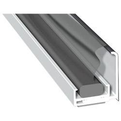 Anschlussprofil 36 mm Lg. 6,00 mfoliert, zweiteilig, mit Compriband PX 47858 ANTHRAZIT ULTI MATT (140) Produktbild