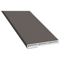 Kammerprofil 60x7 mm SK Lg. 6,00 mfoliert, ohne Nase436 6047 QUARZGRAU MATT [120] Produktbild