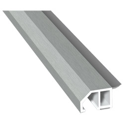 Anschluß-Profil 30 mm WL SK Lg. 6,00 mfoliert, klipsbar, WL Schwarz436 1001 METBRUSH ALUMINIUM [94] Produktbild