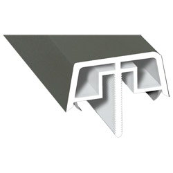 Kopplungsabdeckungsprofil Lg. 6,50 mfoliert70 3905-083 QUARZGRAU GLATT [63] Produktbild