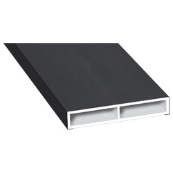 Kammerprofil 40x7 mm Lg. 6,00 mfoliert, ohne Nase436 7003 ANTHRAZITGRAU COOL COLOR [123] Produktbild