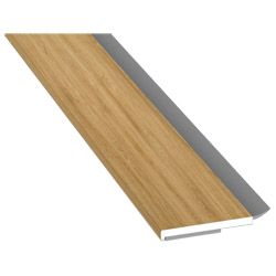 Flachprofil 30x3 mm WL SK Lg. 6,00 mfoliert, WL Schwarz470 3001 TURNER OAK MALT [147] Produktbild