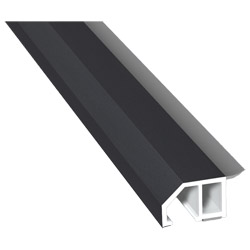Anschluß-Profil 30 mm WL SK Lg. 6,00 mfoliert, klipsbar, WL SchwarzPX 47858 ANTHRAZIT ULTI MATT [140] Produktbild