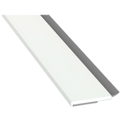 Flachprofil 30x3 mm WL SK Lg. 6,00 mfoliert, WL Weiß456 5057 BRILLANTWEIß [132] Produktbild