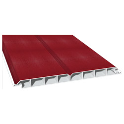Nut- u. Federprofil 200x17 mm Lg. 6,00 mfoliert, V-Fuge30 0305-167 RUBINROT [16] Produktbild