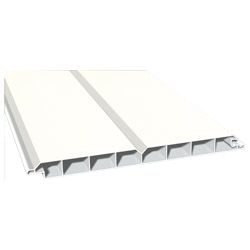Nut- u. Federprofil 200x17 mm Lg. 6,00 mfoliert, V-FugePX 5205 WEIß [75] Produktbild