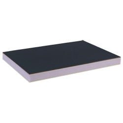 greenteQ Sandwichplatte HPL/HD/PVC einseitig HPL Renolit, XPS-Kern, Grautöne Produktbild