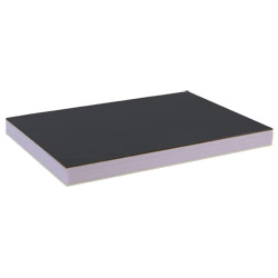 greenteQ Sandwichplatte HPL/HD/PVC einseitig HPL Renolit, XPS-Kern, Grautöne Produktbild