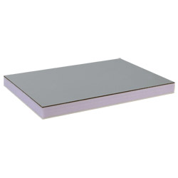 greenteQ Sandwichplatte HPL/HD/PVC einseitig HPL Renolit, XPS-Kern, Grautöne Produktbild