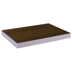 greenteQ Sandwichplatte HPL/HD/PVC einseitig HPL Renolit, XPS-Kern, Holztöne Produktbild