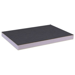 greenteQ Sandwichplatte HPL/HD/PVC einseitig HPL Renolit, XPS-Kern, Grautöne Produktbild