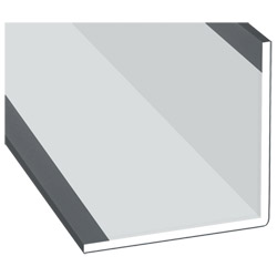 Winkelprofil 60x60x3 mm Lg. 6,00 mAußen foliert70 1205-083 BASALTGRAU GLATT [51] Produktbild
