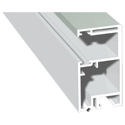 Rollladenführung 30x57 mm Lg. 6,00 mRückseite foliert, ohne BürsteGK Grau70 3805-167 ACHATGRAU [62] Produktbild