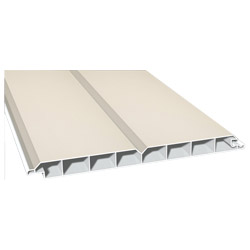 Nut- u. Federprofil 200x17 mm Lg. 6,00 mfoliert, V-FugePX 7905 CREMEWEIß [76] Produktbild