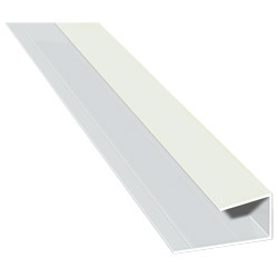 U-Profil 34x21x24 mm Lg. 6,00 mfoliertPX 7905 CREMEWEIß [76] Produktbild