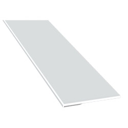 Flachprofil 60x3 mm SK Lg. 6,00 mWeiß, VE: 60 m Produktbild
