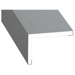 Winkelprofil 20x30x2,5 mm Lg. 6,00 mAußen foliert71 5505-167 SILBERGRAU [66] Produktbild