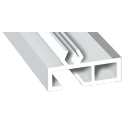 Aufdopplungsprofil 30x10 mm Lg. 6,00 mfoliert72 5105-083 LICHTGRAU GLATT [69] Produktbild
