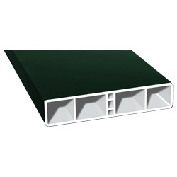 Hohlkammerprofil 120x25 mm Lg. 6,00 mfoliert61 2505-167 DUNKELGRÜN [49] Produktbild