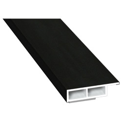 Kammerprofil 30x7 mm SK Lg. 6,00 mfoliert, mit Nase446 7062 JET BLACK SFTN CC+ [146] Produktbild