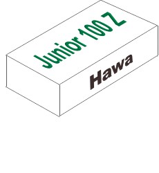 HAWA Schiebetürbeschlag Junior 100 Z für Holztüren bis 100 kg Produktbild