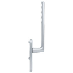 Hoppe Aluminium Hebeschiebetür-Halbgarnitur Innen Hamburg 0700/431N-AS, AL F1, Nocken-Ø 10 mm, für M6, ungelocht Produktbild