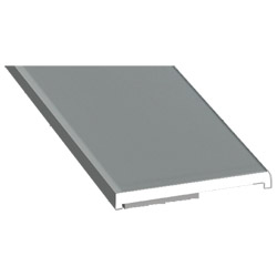 Flachprofil 25x3mm SK Lg. 6,00m foliert 70 0405-083 Signalgrau Glatt Produktbild