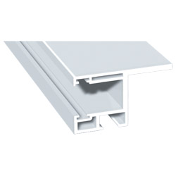 Rolladenschiene 30x32 Lg. 6,00 Salamanderweiss mit Nase Produktbild