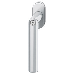 FSB Fenstergriff 34 1108 Edelstahl fein matt gebürstet 6204, abschließbar 100 Nm, ovale Rosette, variabler Vierkantstift vorstehend 31-36 mm, 7 mm, No Produktbild
