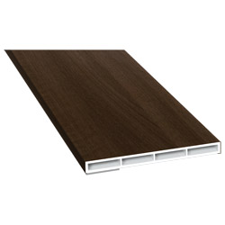 Kammerprofil 80x7 mm SK Lg. 6,00 mfoliert, ohne Nase49237 SIENA NOCE [83] Produktbild