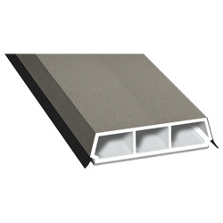 Sprosse mit 2 WL SK 50mm K Lg. 6,00 Betongrau genarbt 70 2305-167 Dichtlippen schwarz Produktbild