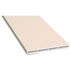 Kammerprofil 80x7 mm SK Lg. 6,00 mfoliert, ohne Nase456 5054 CREMEWEIß COOL COLOR [131] Produktbild