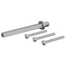 greenteQ Befestigungsset für FS-Wechselgarnituren Drücker/Knopf Produktbild