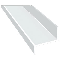 Z-Profil 20x50x30 mm Lg. 6,00 mWeiß, VE: 60 m Produktbild
