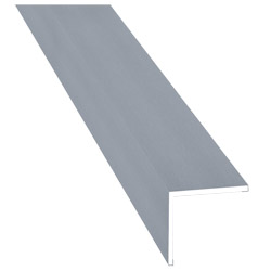 Winkelprofil 30x30x2 mm Lg. 6,00 mAußen foliert436 1002 METBRUSH SILBER [95] Produktbild