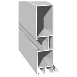 ALU Raffstore Führung 135x33 mm Lg. 6,50 mBlank, für Raffstore, VE: 13 m Produktbild