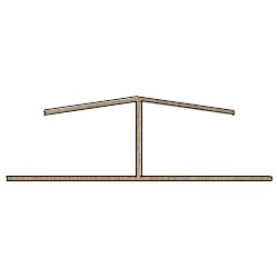 H-Profil 47x21 mm Lg. 6,00 mfoliert470 3001 TURNER OAK MALT [147] Produktbild