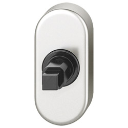 FSB aufliegende Fenstergriffrosette mit Bediensperre oval in Objektausführung 34 0000 211 Produktbild