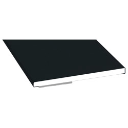 Flachprofil 25x3 mm SK Lg. 6,00 mfoliert436 6023 SCHWARZGRAU MATT [118] Produktbild
